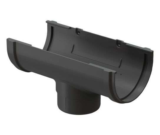 воронка желоба docke premium d120 мм, графит