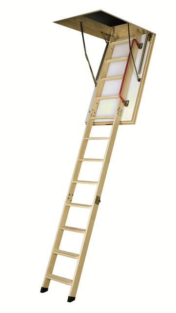 чердачная лестница fakro ltk, высота 305 см, размер проема 60x130