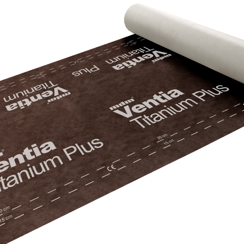 Мембрана диффузионная mdm ventia titanium plus 190 гр/м2 (75 м2)