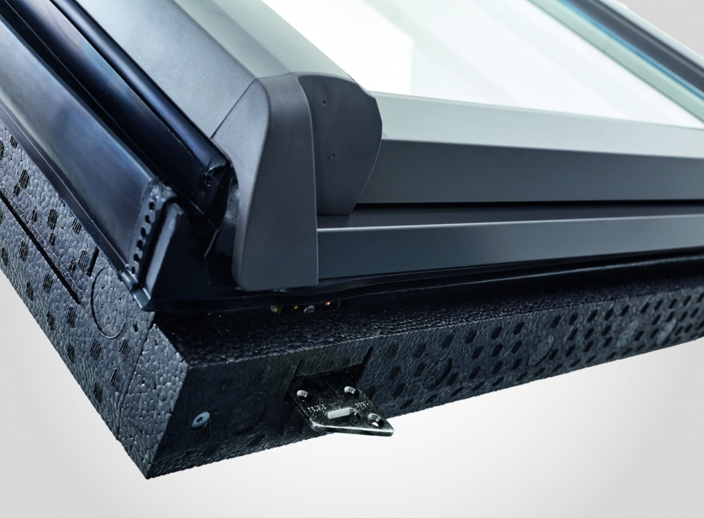мансардное окно roto designo r45 h200 с термоблоком wd, 134х98 см