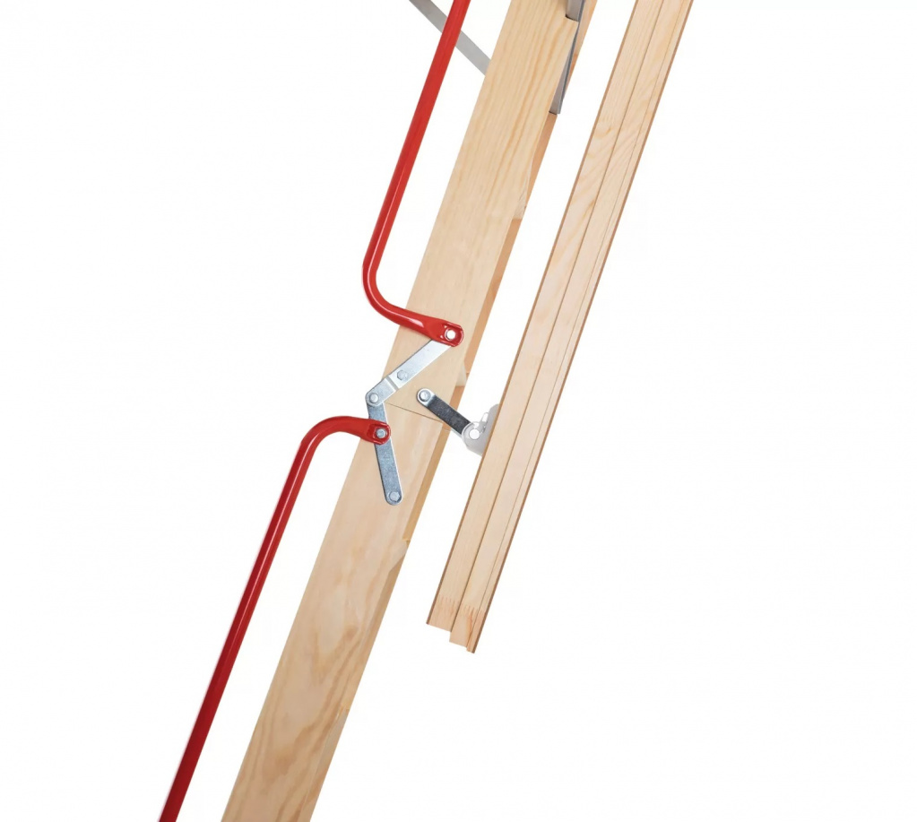 чердачная лестница fakro lwl extra, высота 280 см, размер проема 60x120