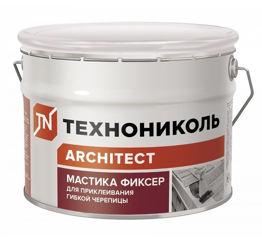 мастика битумная для гибкой черепицы технониколь №23 фиксер (3,6 кг)