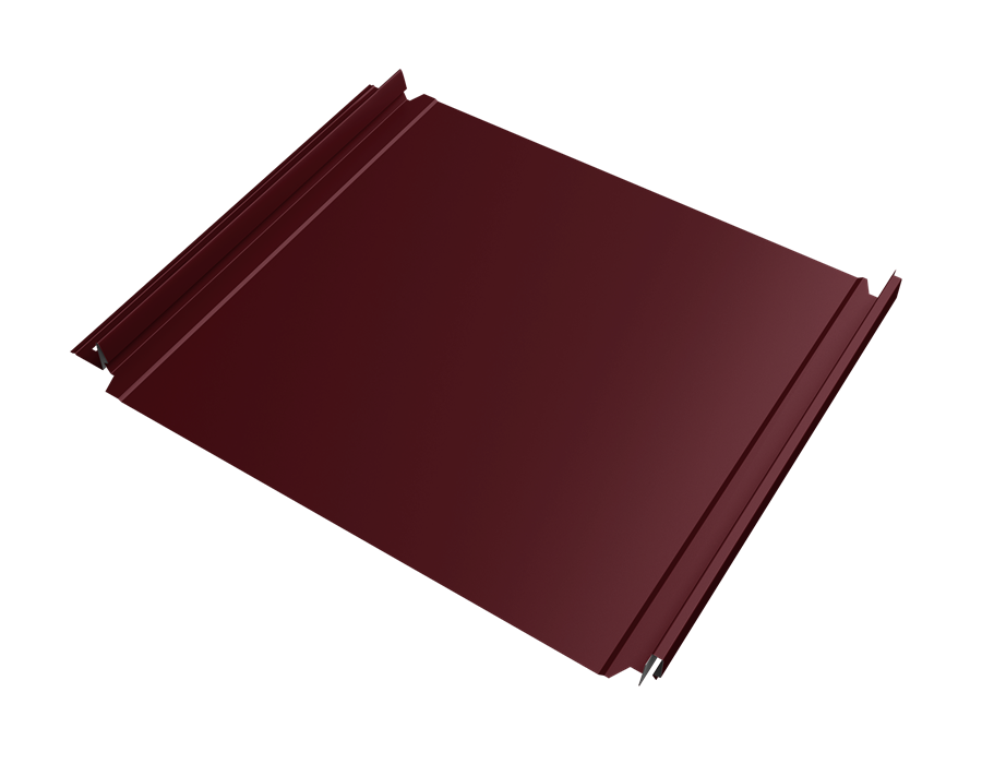 кликфальц double pro satin matt tx 0,5 мм полиэстер матовый текстурированный (ре), ral 3005 красное вино