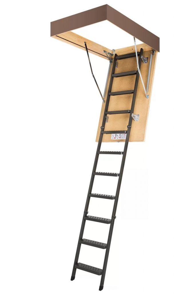 чердачная лестница fakro lms, высота 280 см, размер проема 70x120