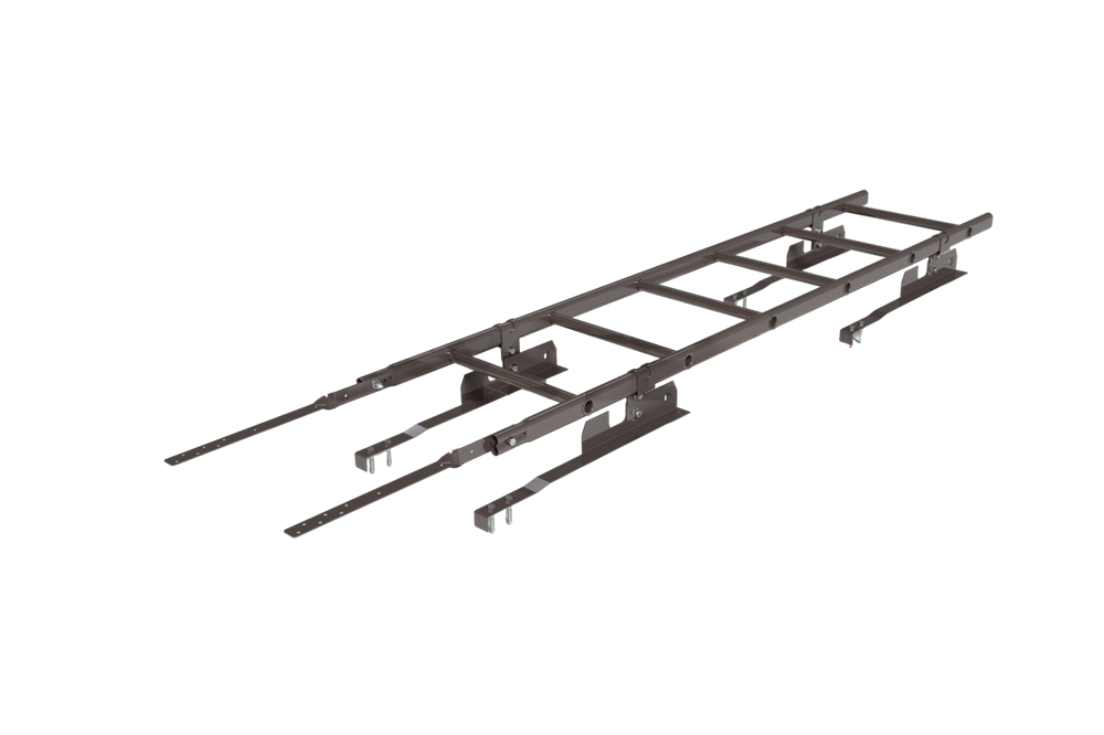 лестница кровельная roofsystems prestige 400 натур для натуральной черепицы, ral 8019 темно-коричневый (1,8 м)
