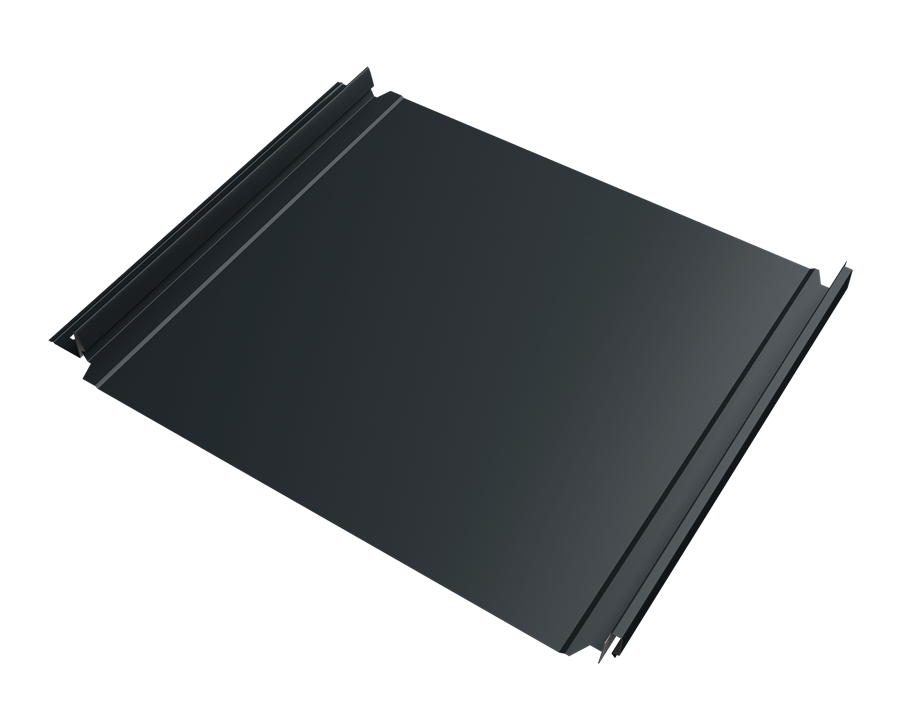 кликфальц double pro velur x 0,5 мм полиэстер матовый текстурированный (ре), ral 7016 антрацитово-серый