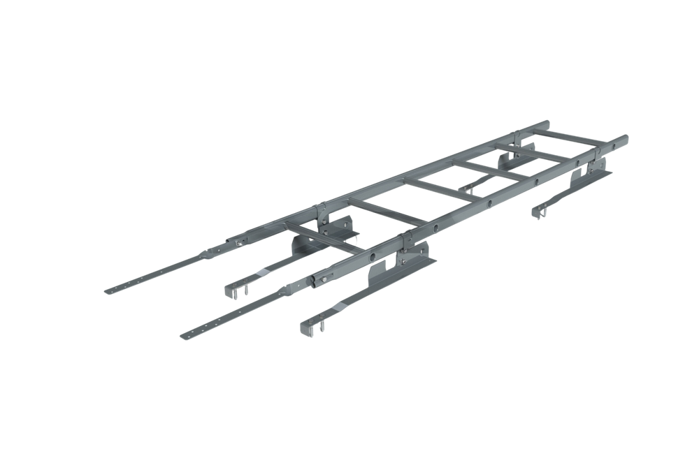лестница кровельная roofsystems prestige 400 натур для натуральной черепицы, ral 7024 серый графит (1,2 м)