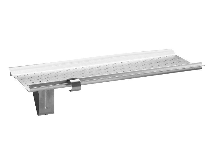 защитная сетка желоба aquasystem алюминий d125 мм (2 м)