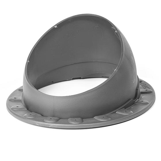 проходной элемент krovent base-vt seam 125/150 серый