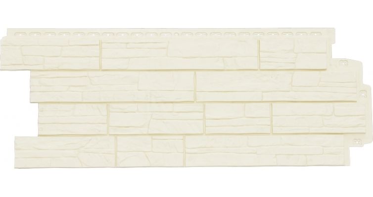 панель фасадная grand line classic сланец, молочный