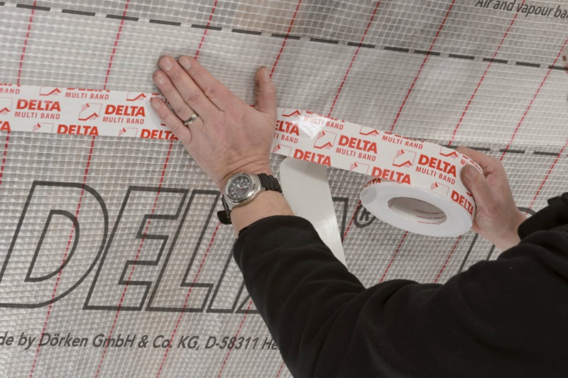лента односторонняя delta multi band m 100, 100 мм х 25 м