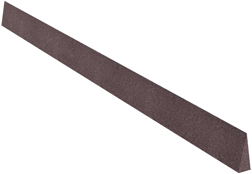 поролоновая полоса ендовы (треугольная) eurovent wedge коричневый ral 8019, 1000х30х60 мм