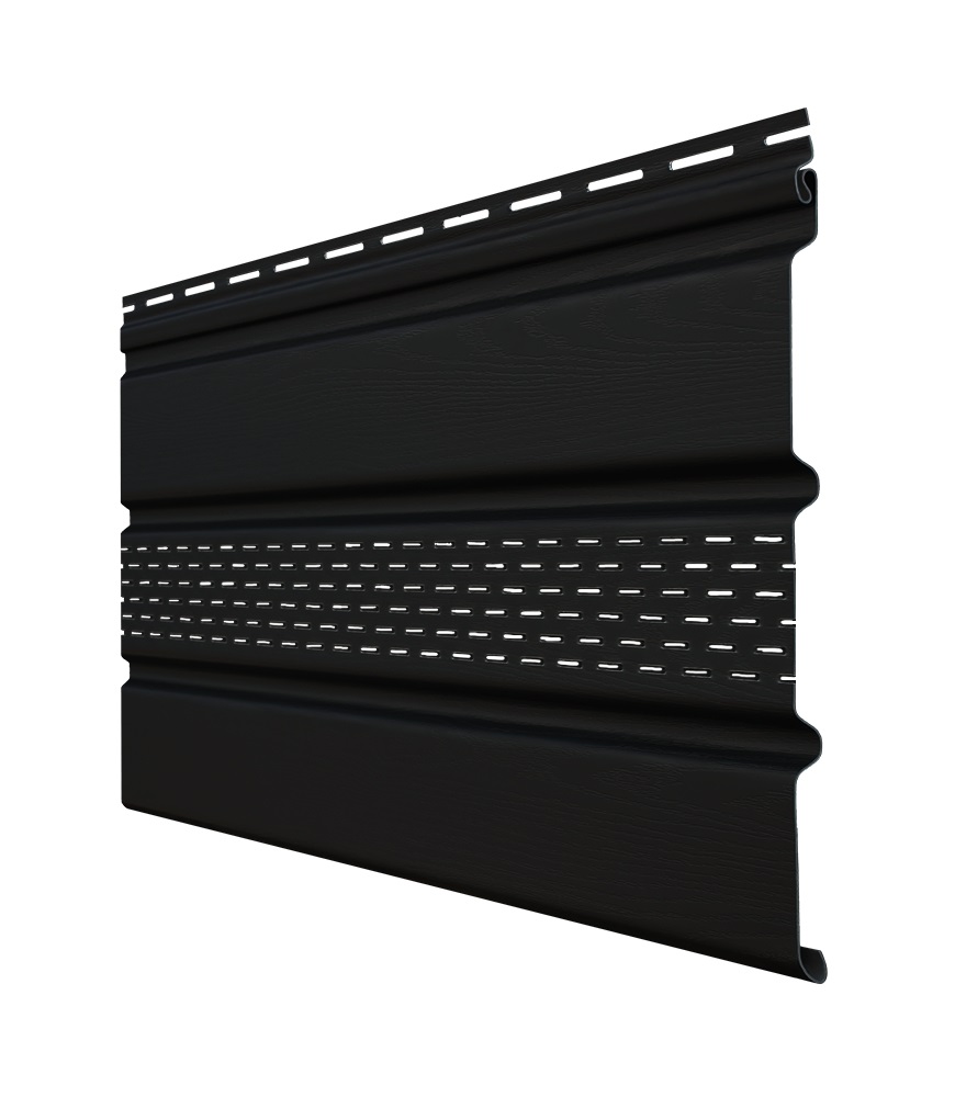 софит акриловый grand line premium acryl центральная перфорация, черный, 3000 мм