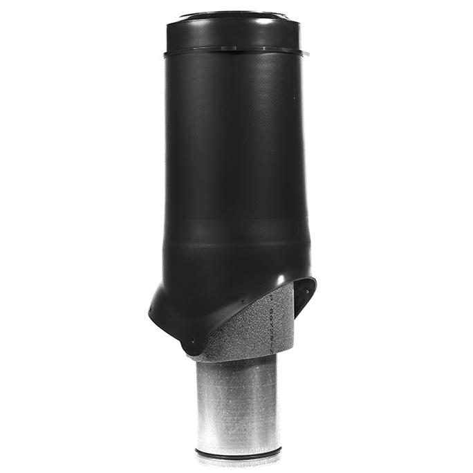выход вентиляции krovent pipe-vt is 125/500 изолированный черный