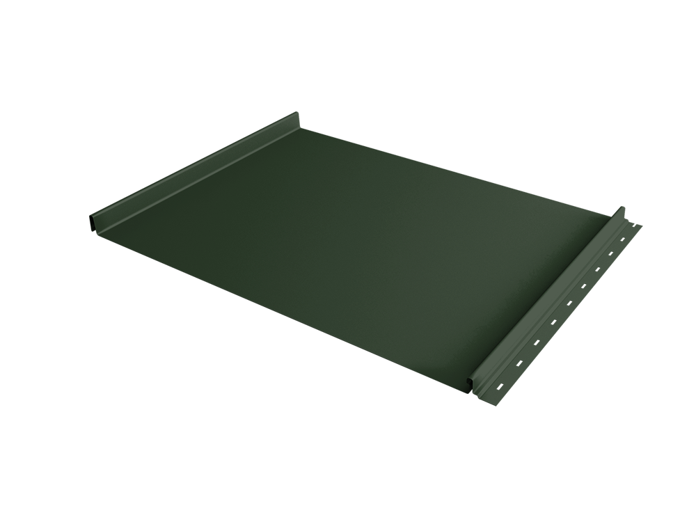кликфальц satin matt tx 0,5 мм полиэстер матовый текстурированный (ре), ral 6005 хромовая зелень