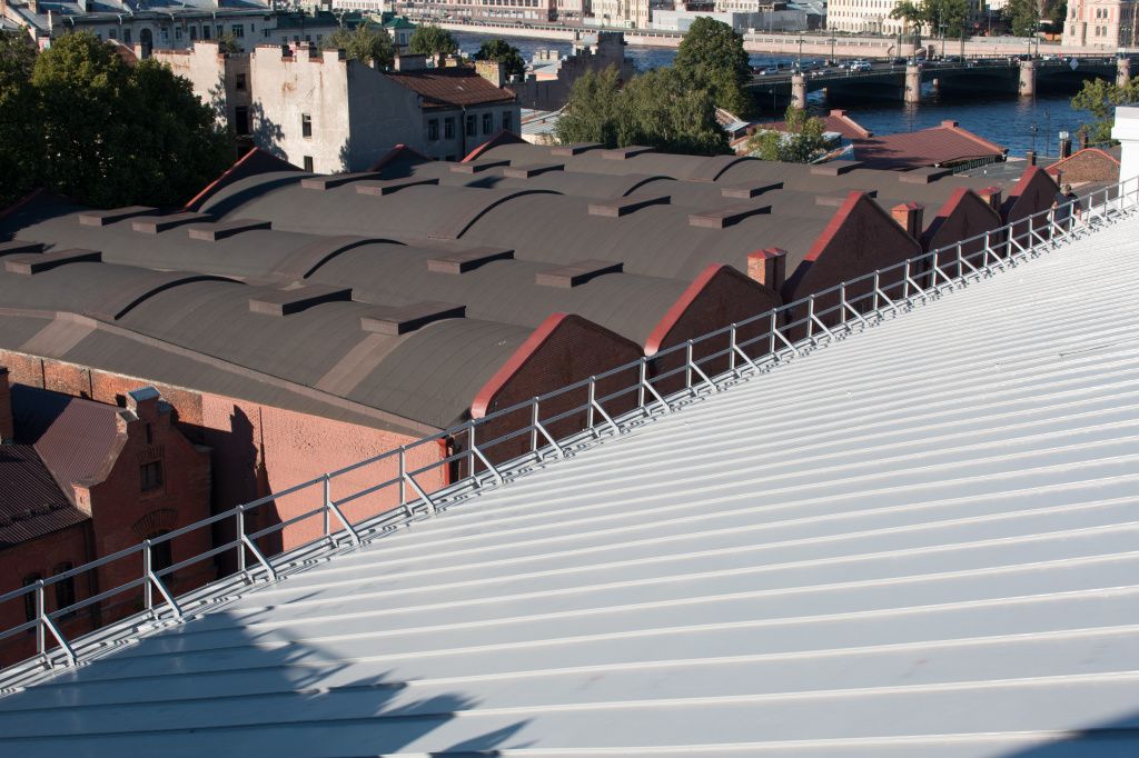 ограждение кровельное roofsystems elite ral н-1200 40*20 (овал) фальц (3 м)