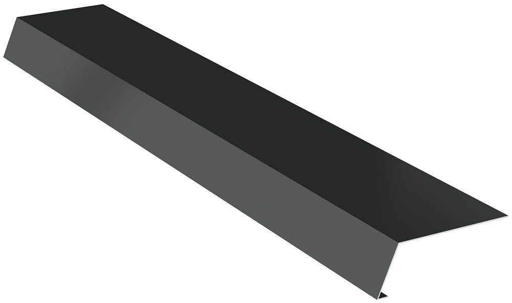 планка карнизная алюминиевая mdm strip al 70х115х2000 мм, темно-серый