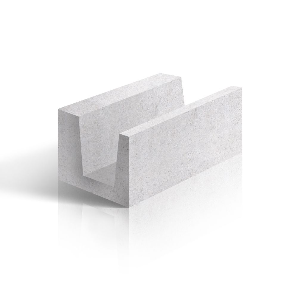 газобетон лср u-блок, 300x250x500 мм