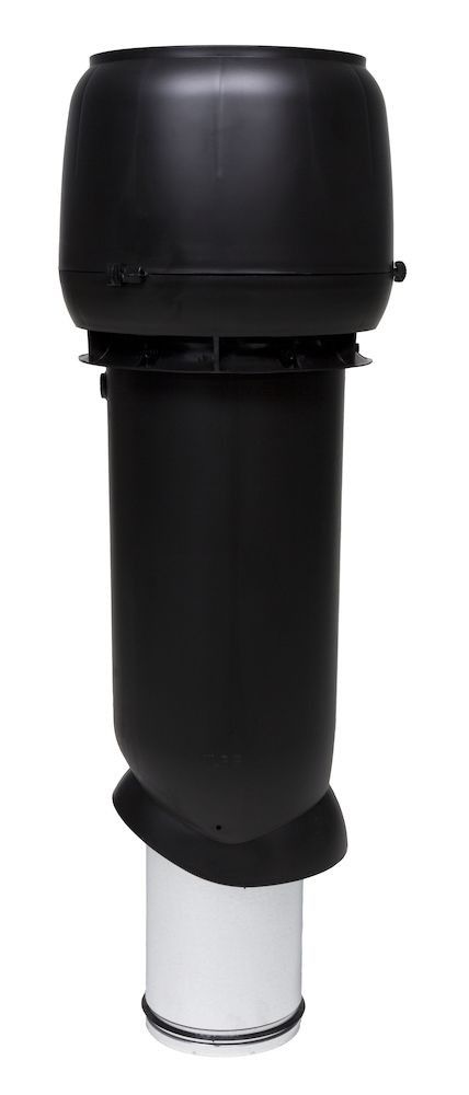 вентиляционный выход vilpe 160p/из/700 мм, rr 33 черный