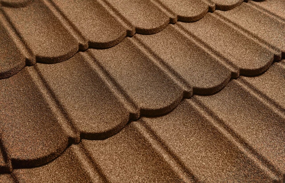 композитная черепица cm roof bond coffee кофе, 420х1340 мм