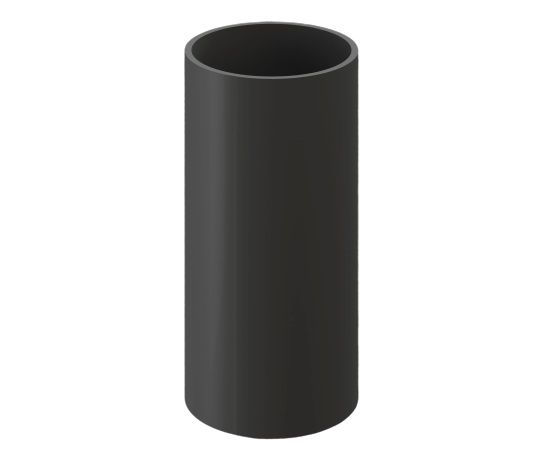 труба водосточная docke premium d85 мм, графит (1 м)
