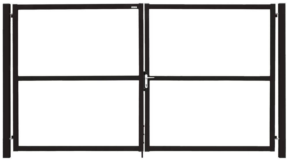 ворота распашные grand line colority zinc lock с полимерным покрытием 2,0х3,5 м, rr 32