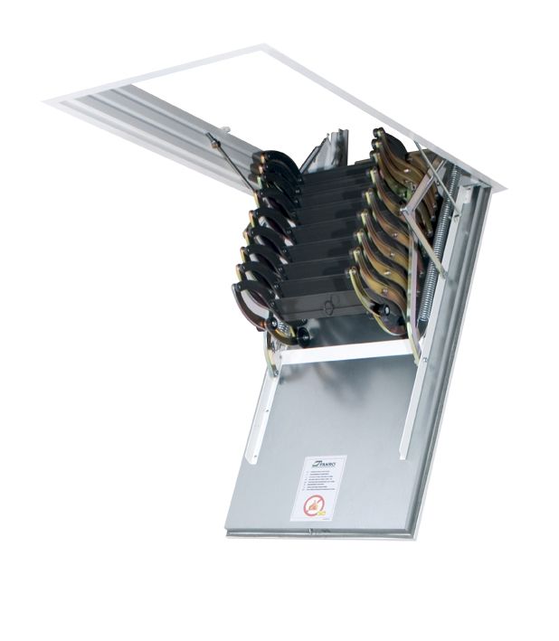 чердачная лестница fakro lsf, высота 280-300 см, размер проема 60x120