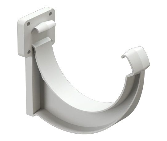 крюк крепления желоба короткий docke lux d141 мм, пломбир