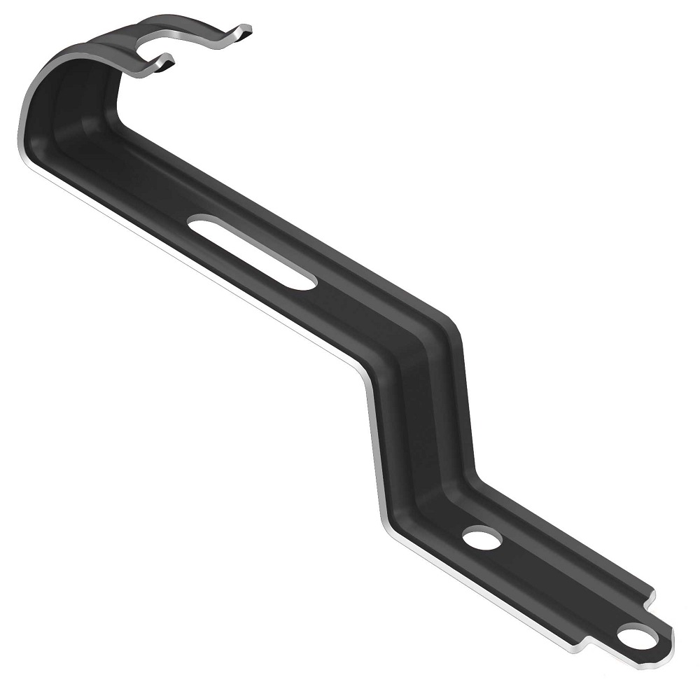 Зажим коньковой черепицы eurovent uni grip, черный ral 9005