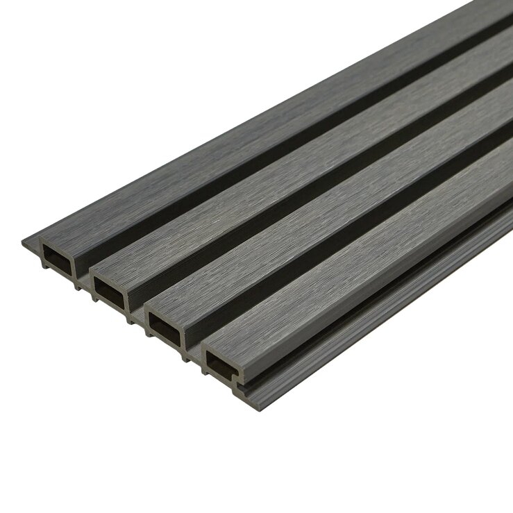 фасадная стеновая панель дпк cm wall stone grey (стоун грэй), 26x219x3000 мм