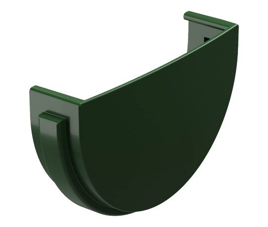 заглушка желоба docke standart d120 мм, зеленый