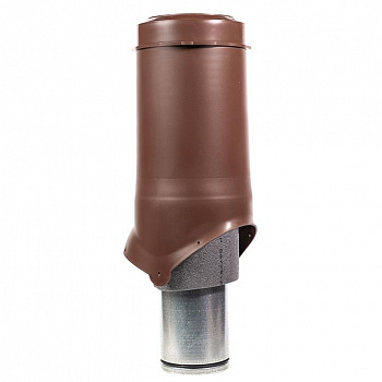 выход вентиляции krovent pipe-vt is 150/500 изолированный коричневый