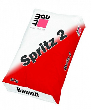 цементный набрызг baumit spritz 2, 25 кг