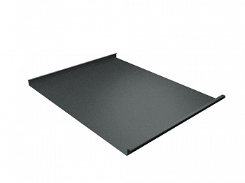 фальц двойной стоячий satin matt tx 0,5 мм полиэстер матовый текстурированный (ре), ral 7016 антрацитово-серый