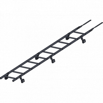 лестница кровельная roofsystems prestige 400 фальц для фальцевой кровли, ral 7024 серый графит (3 м)