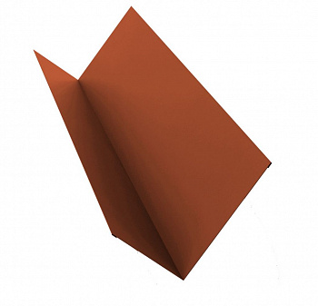 планка примыкания 90x140 мм grand line 0,45 мм полиэстер (pе), ral 8004 терракота, 2000 мм