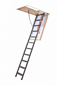 чердачная лестница fakro ltm, высота 280 см, размер проема 70x120