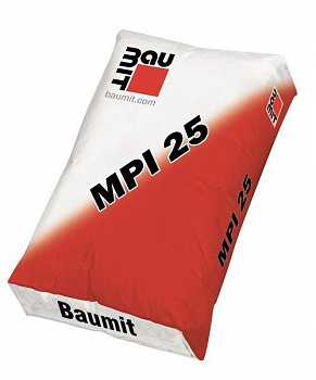 штукатурка известково-цементная baumit mpi 25, 40 кг
