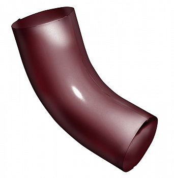 колено трубы 60 град. grand line pu d90 мм, ral 3005 красное вино