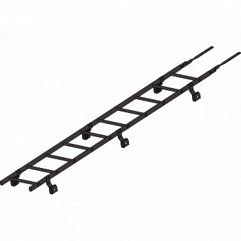 лестница кровельная roofsystems prestige 400 фальц для фальцевой кровли, ral 8019 темно-коричневый (3 м)
