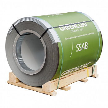 отмотка 1250 мм ssab greencoat pural bt 0,5 мм полиуретан (pu), rr 32 темно-коричневый