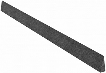 поролоновая полоса ендовы (треугольная) eurovent wedge антрацит ral 7021, 1000х30х60 мм